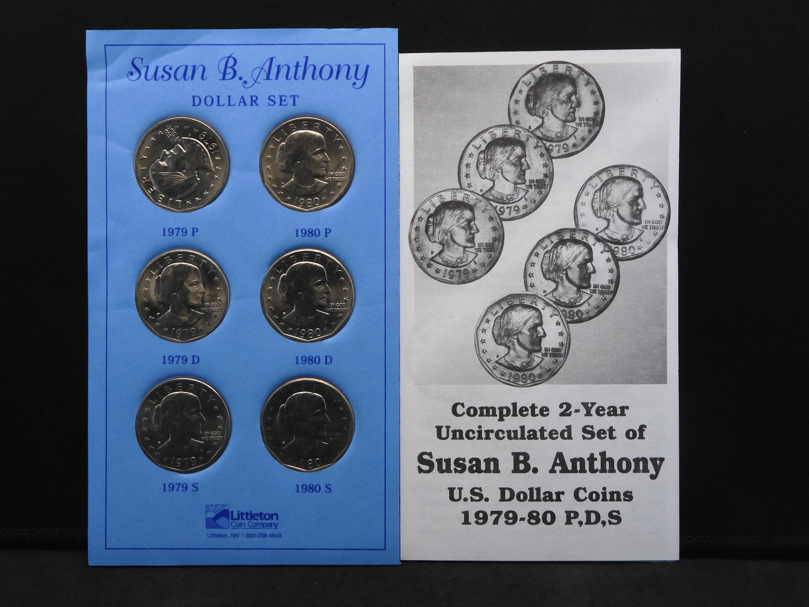 Susan B. Anthony 6 Dollar Set By Littleton Coin Co. - (1 of 9)