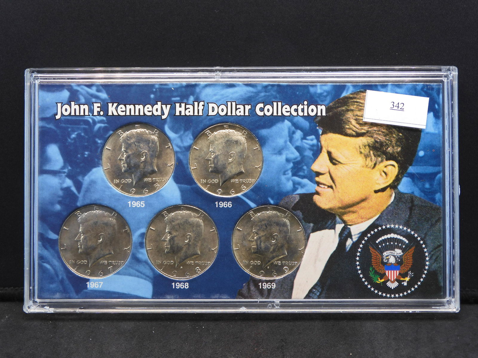 John F. Kennedy 40% Silver Half Dollar - 5 Coins in a (1 of 4)