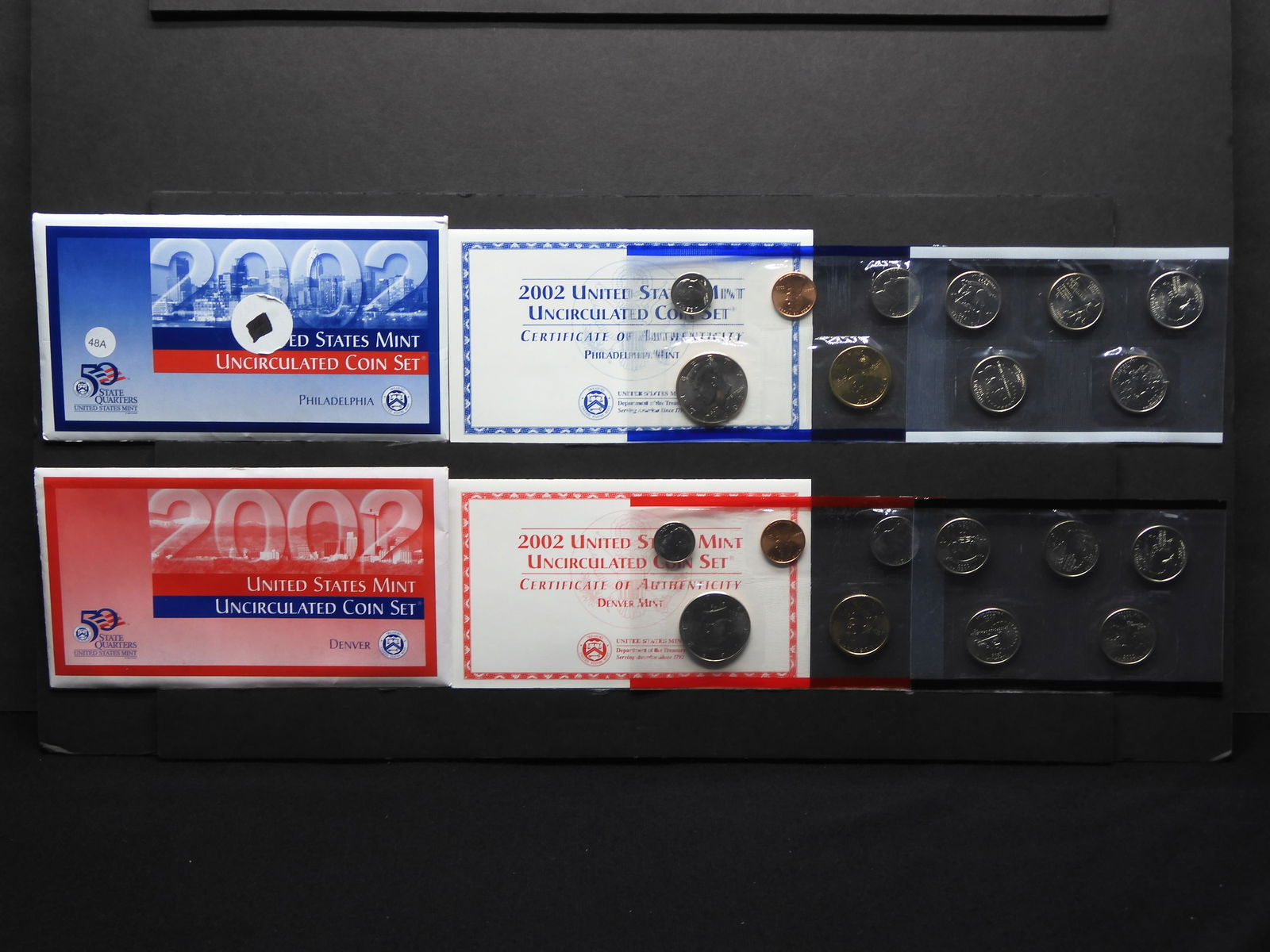 2002 P/D 20 Coin US Mint Set.  GEM BU. (1 of 11)