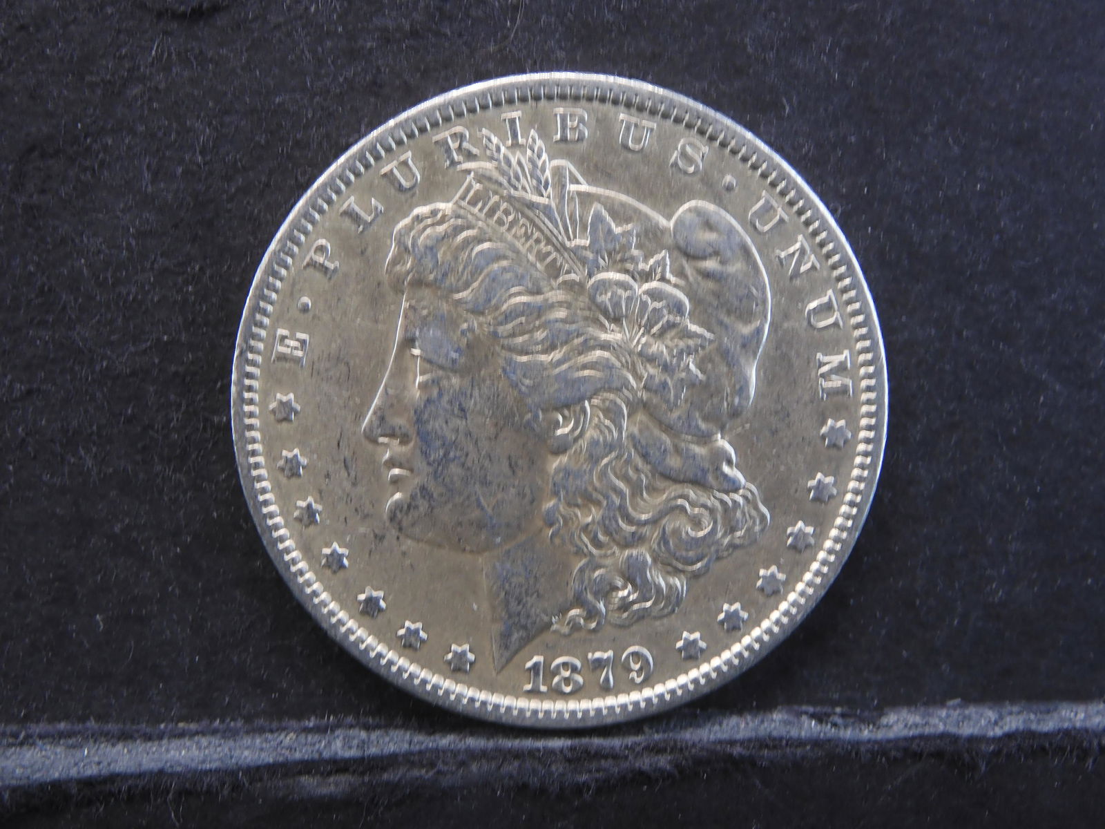 1879 MORGAN SILVER DOLLAR 90% SILVER - Nice looking: 1879 MORGAN SILVER DOLLAR 90% SILVER - Nice looking coin!
