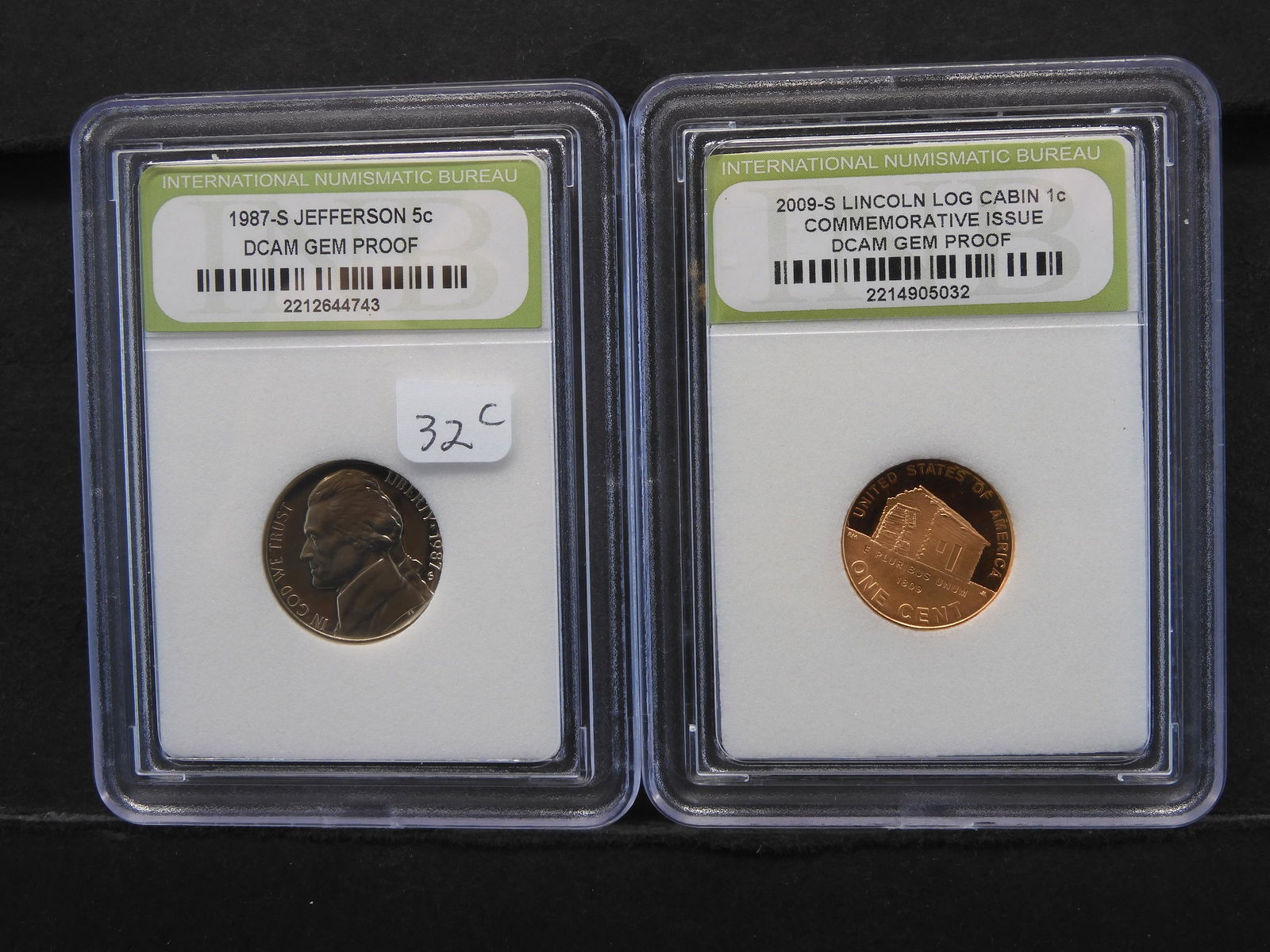 2009-S (DCAM GEM PROOF/LOG CABIN) LINCOLN PENNY & (1 of 6)