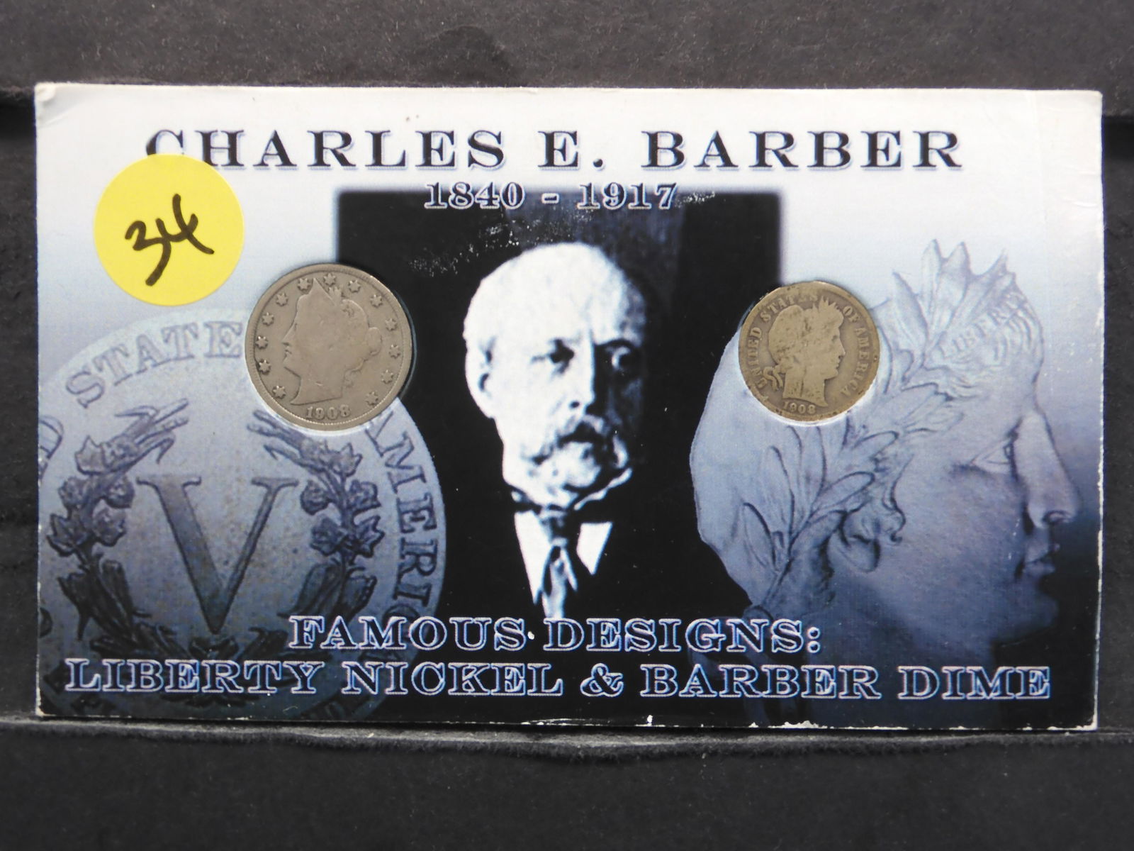 Charles E. Barber - Liberty Nickel and Barber Dime (1 of 3)