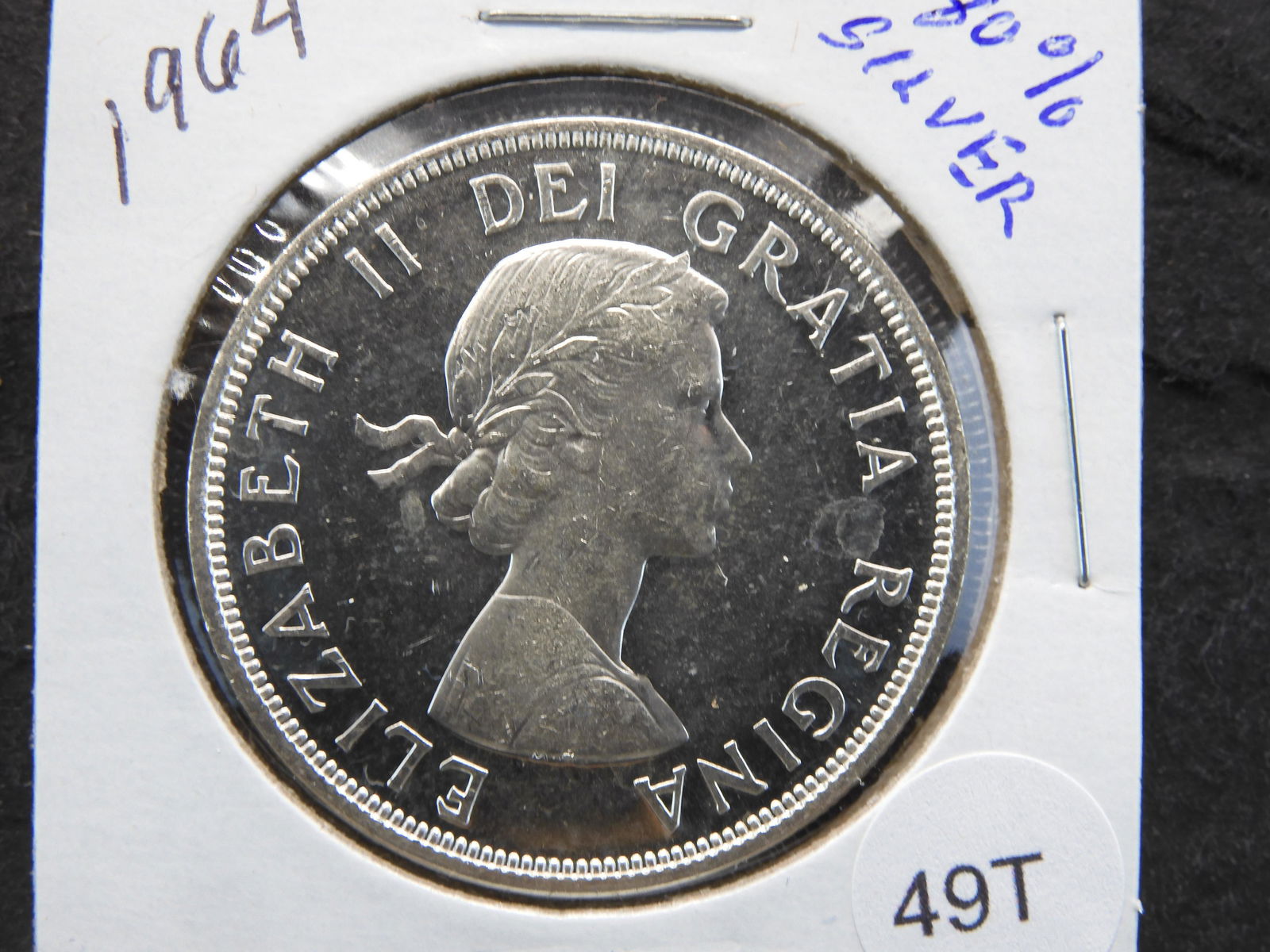 1964 Canada Dollar Charlottetown Quebec 80% Silver (1 of 3)