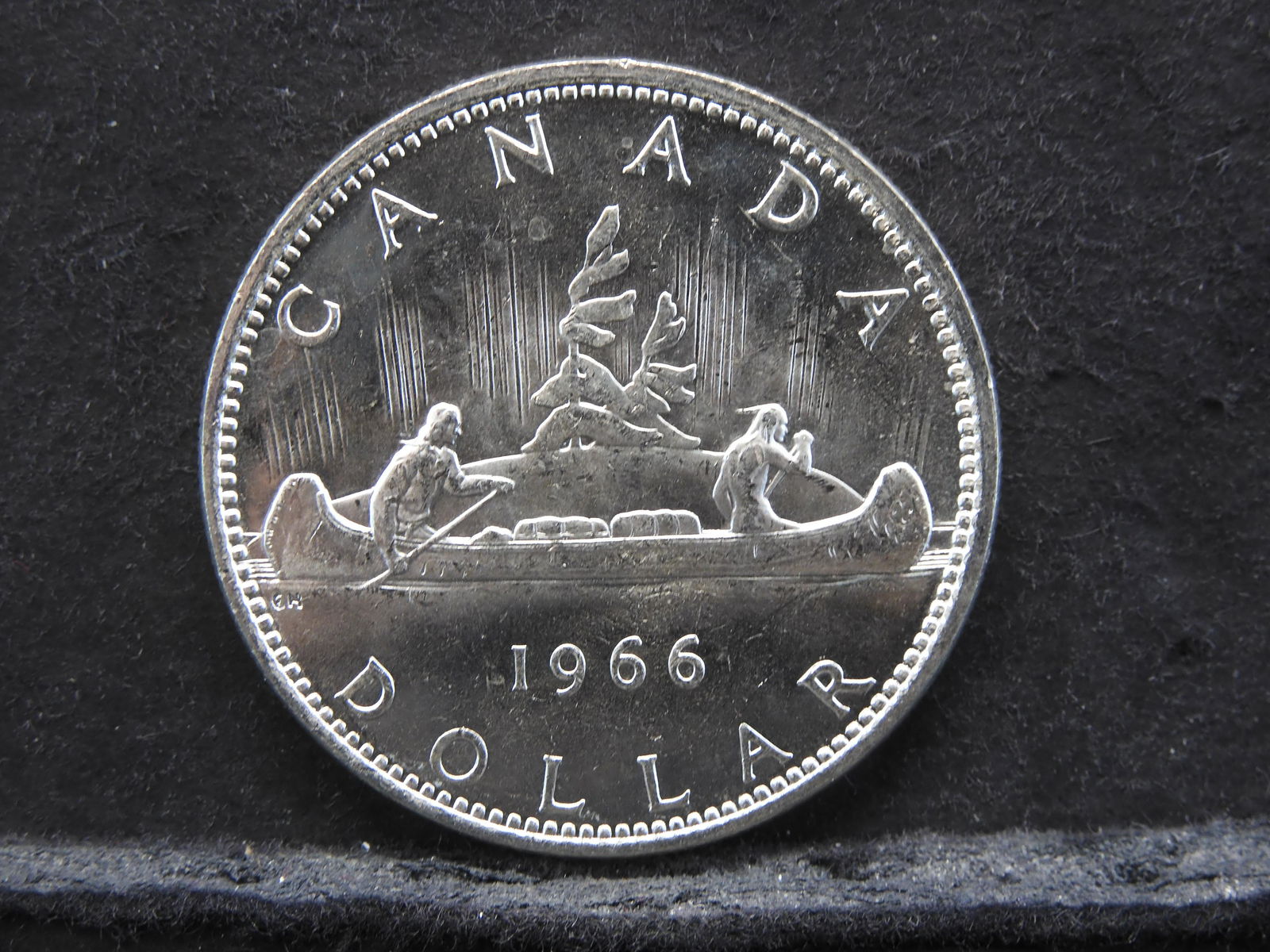 1966 BU (SILVER/80%) CANADA DOLLAR (1 of 2)