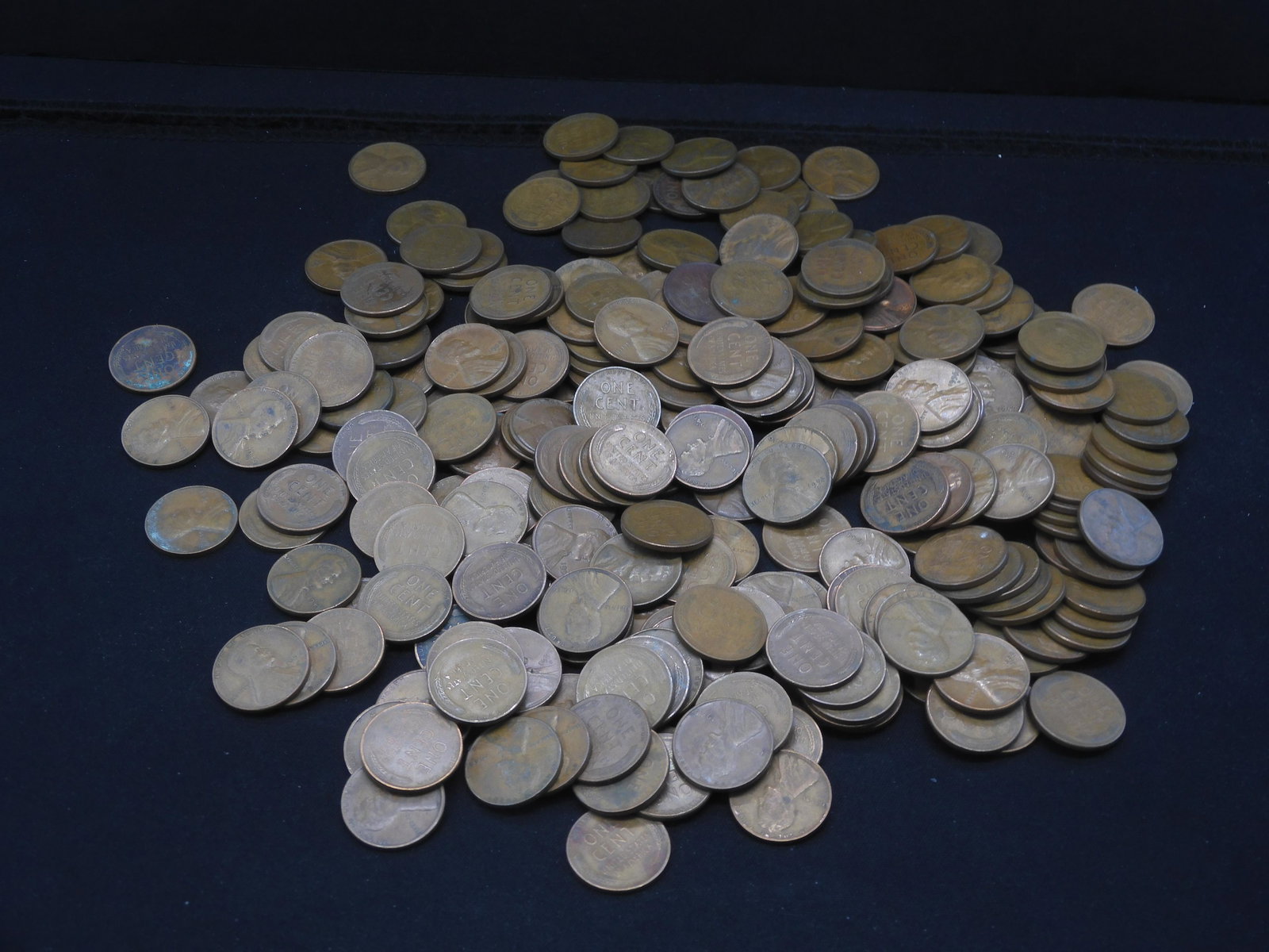 250 mixed wheat cents (1 of 5)