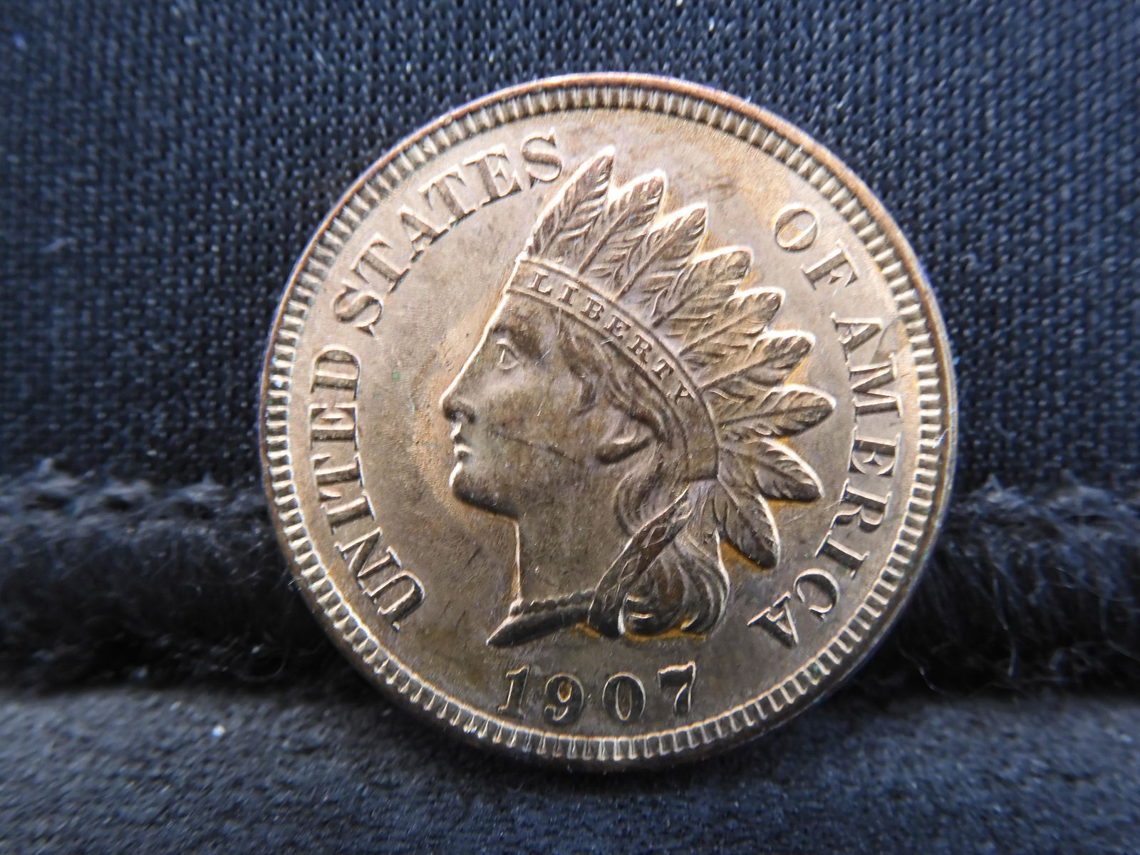 1907 Indian Head Cent - GEM BU (1 of 2)