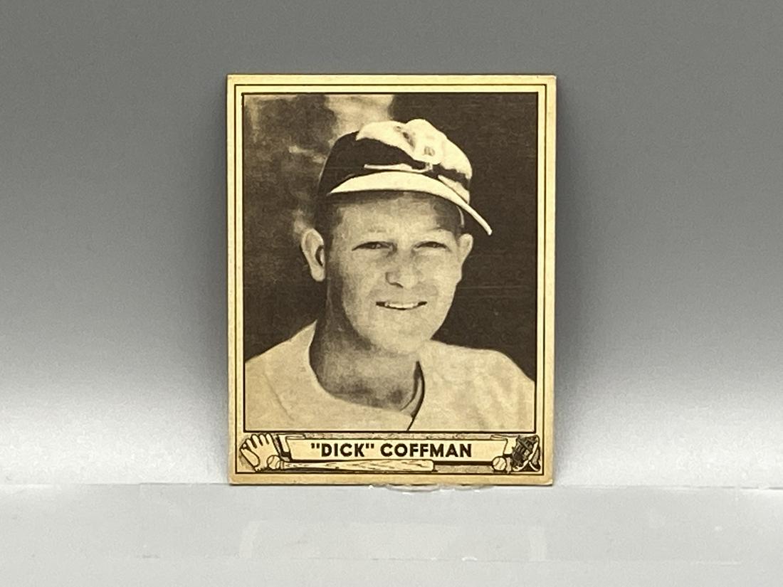 1940 Play Ball Dick Coffman #140 - Superman Ad Back (1 of 2)