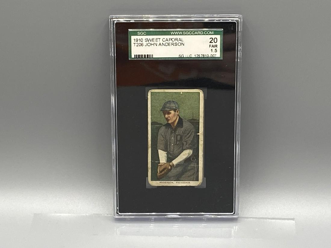 1909-11 T206 John Anderson SGC 1.5 (1 of 2)