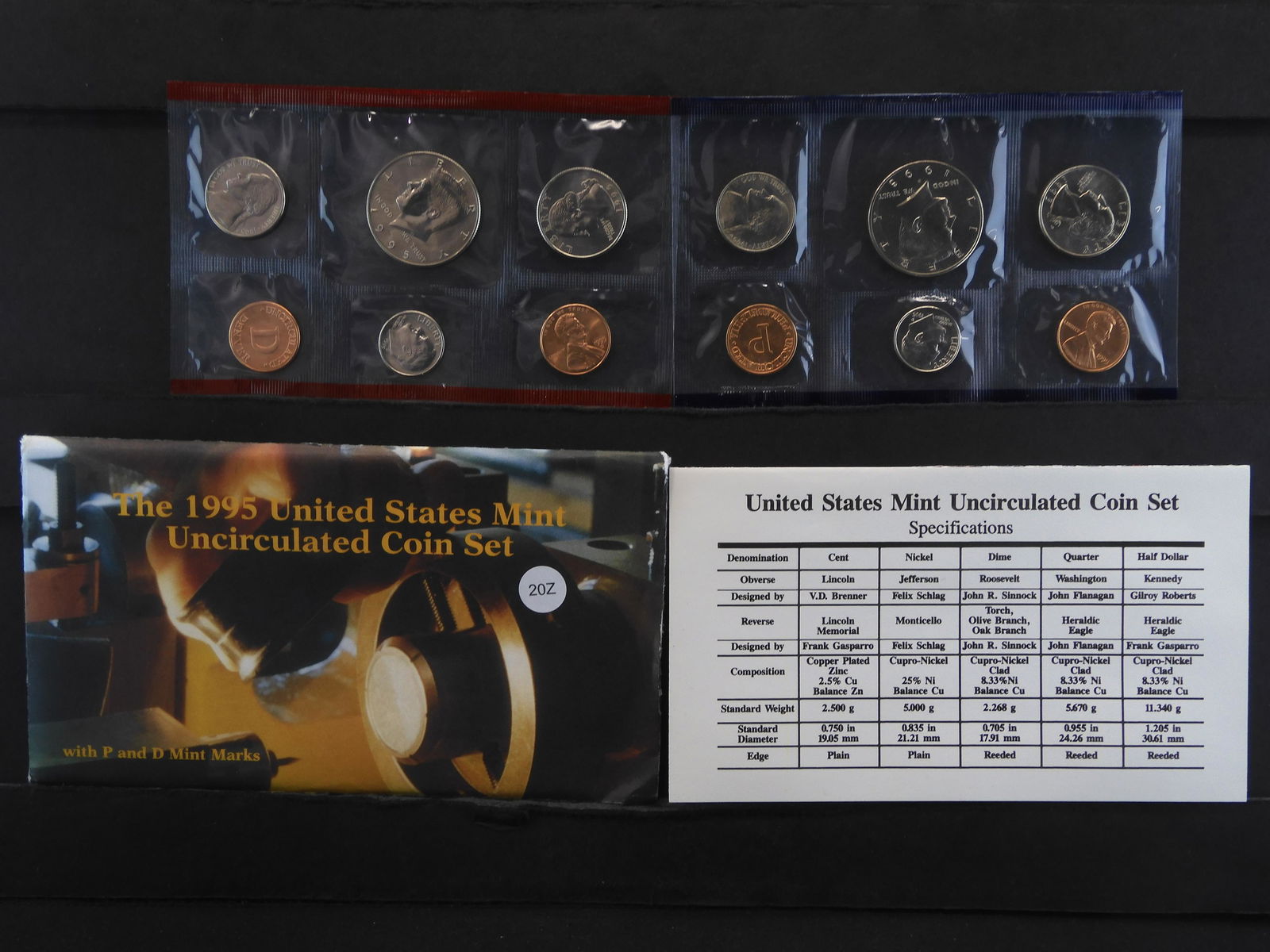 1995 UNCIRCULATED MINT SET (1 of 6)