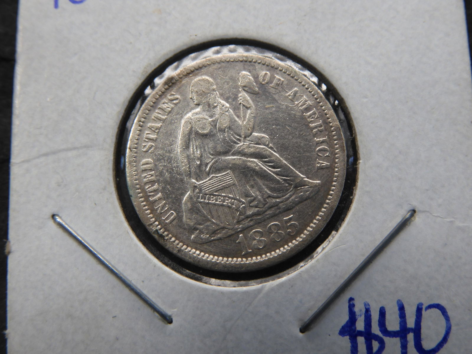 1885 Seated Liberty Dime (1 of 3)