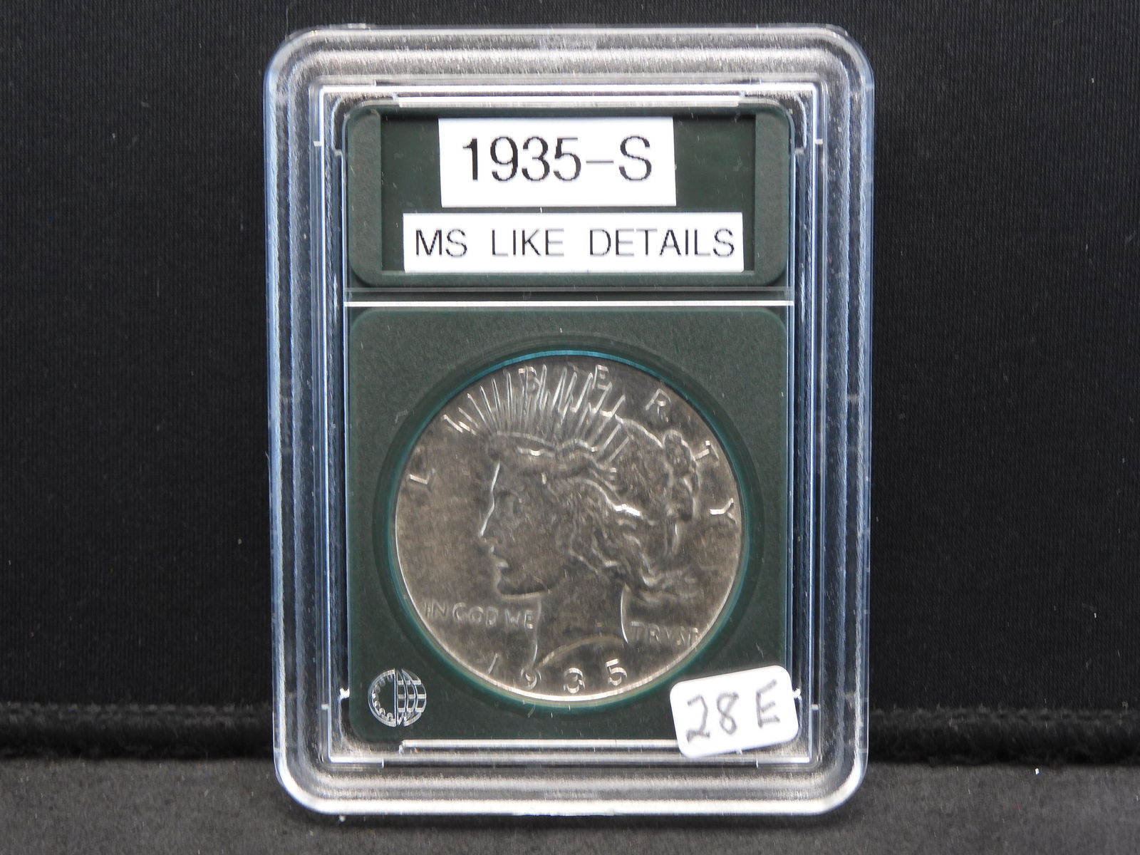 1935-S, Peace Dollar MS Like Details (1 of 4)