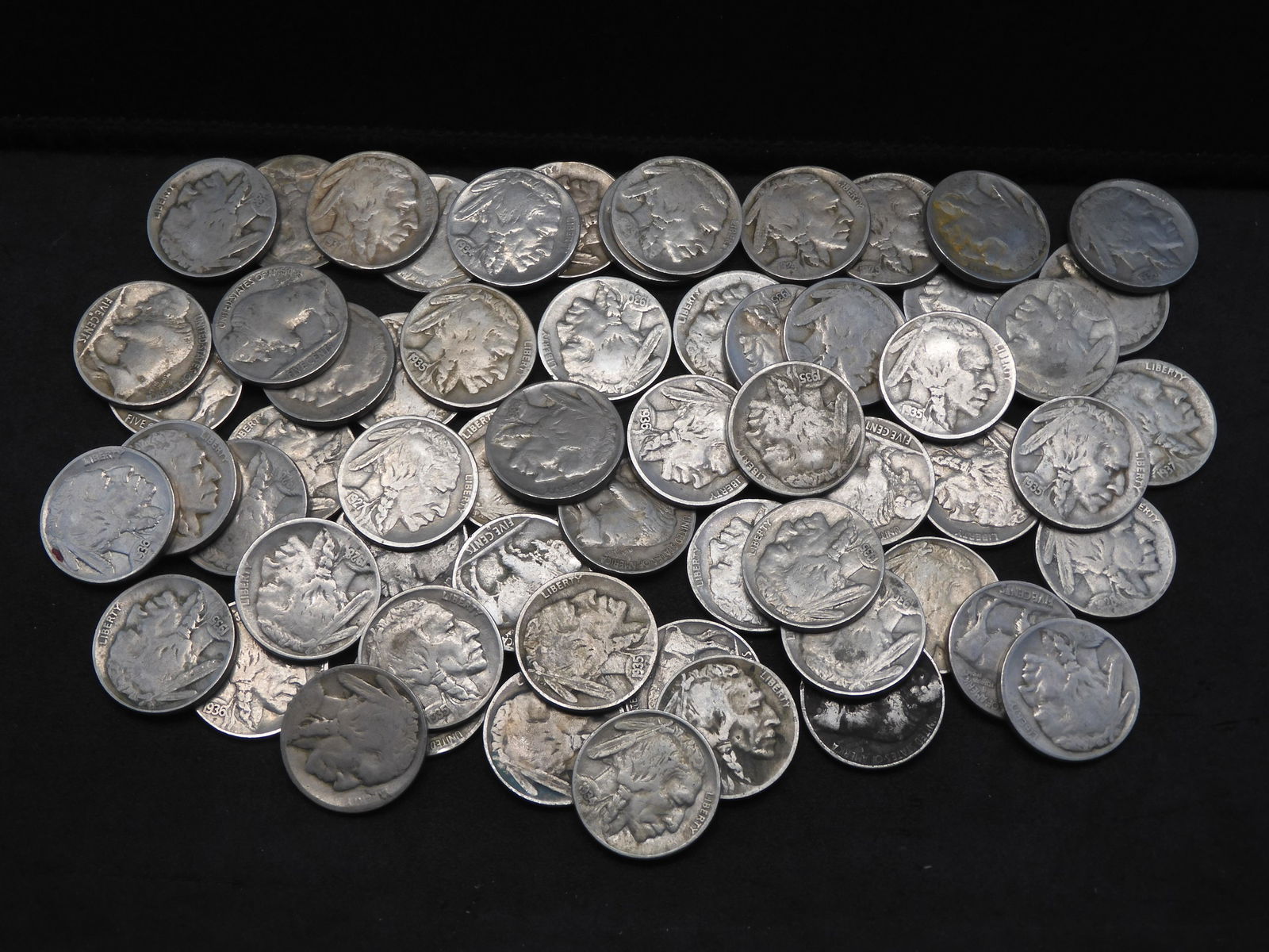 60 â€“ Mixed Buffalo Nickels with Dates (1 of 4)