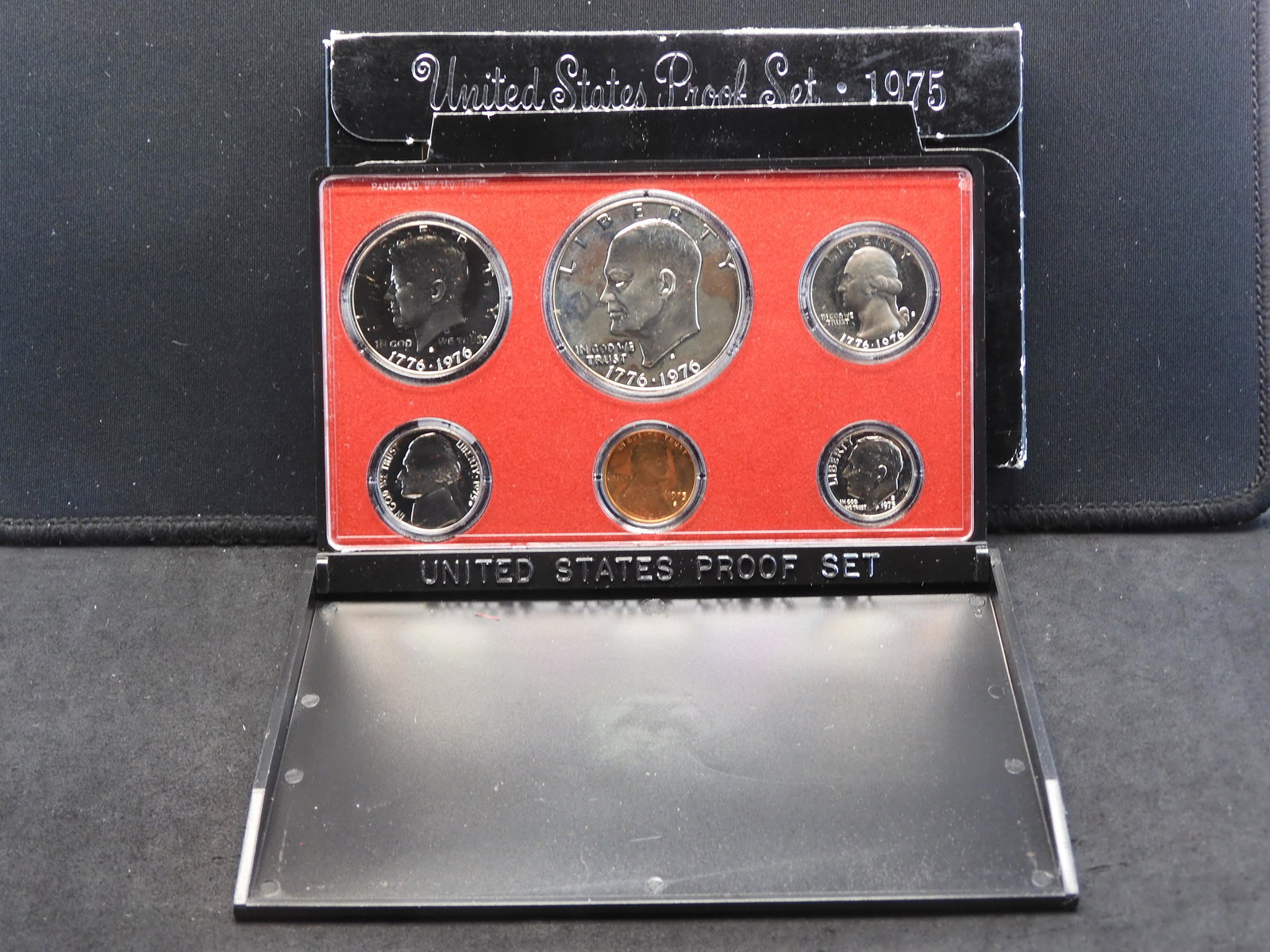 (6) Coin 1975-S Clad Proof Set in original box. (1 of 3)