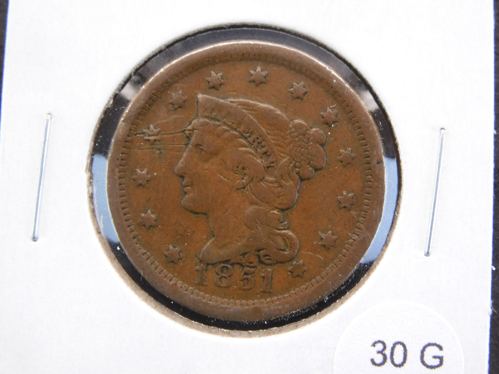 1851 Large Cent. (1 of 3)