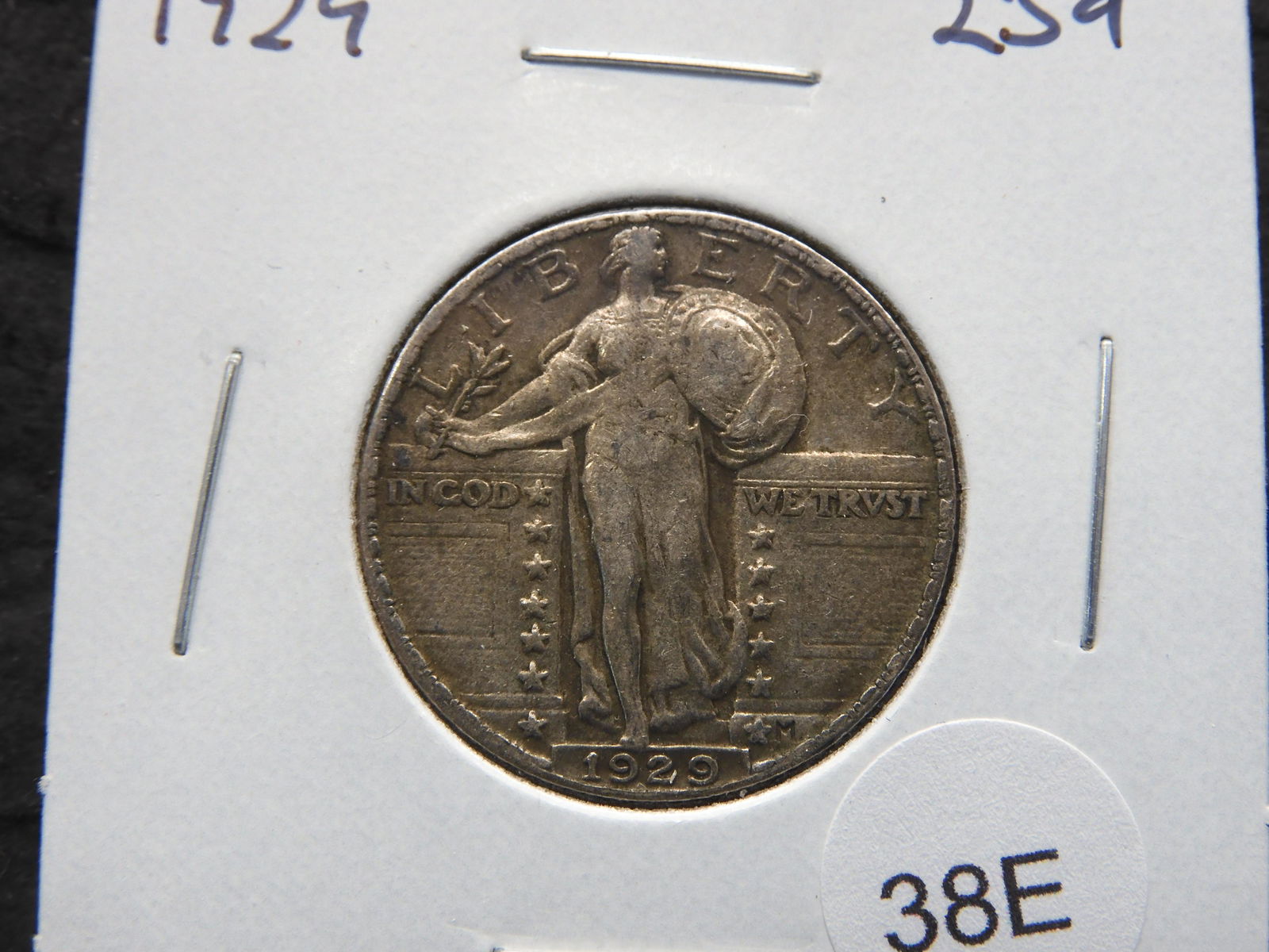 1929 Standing 25c. (1 of 3)