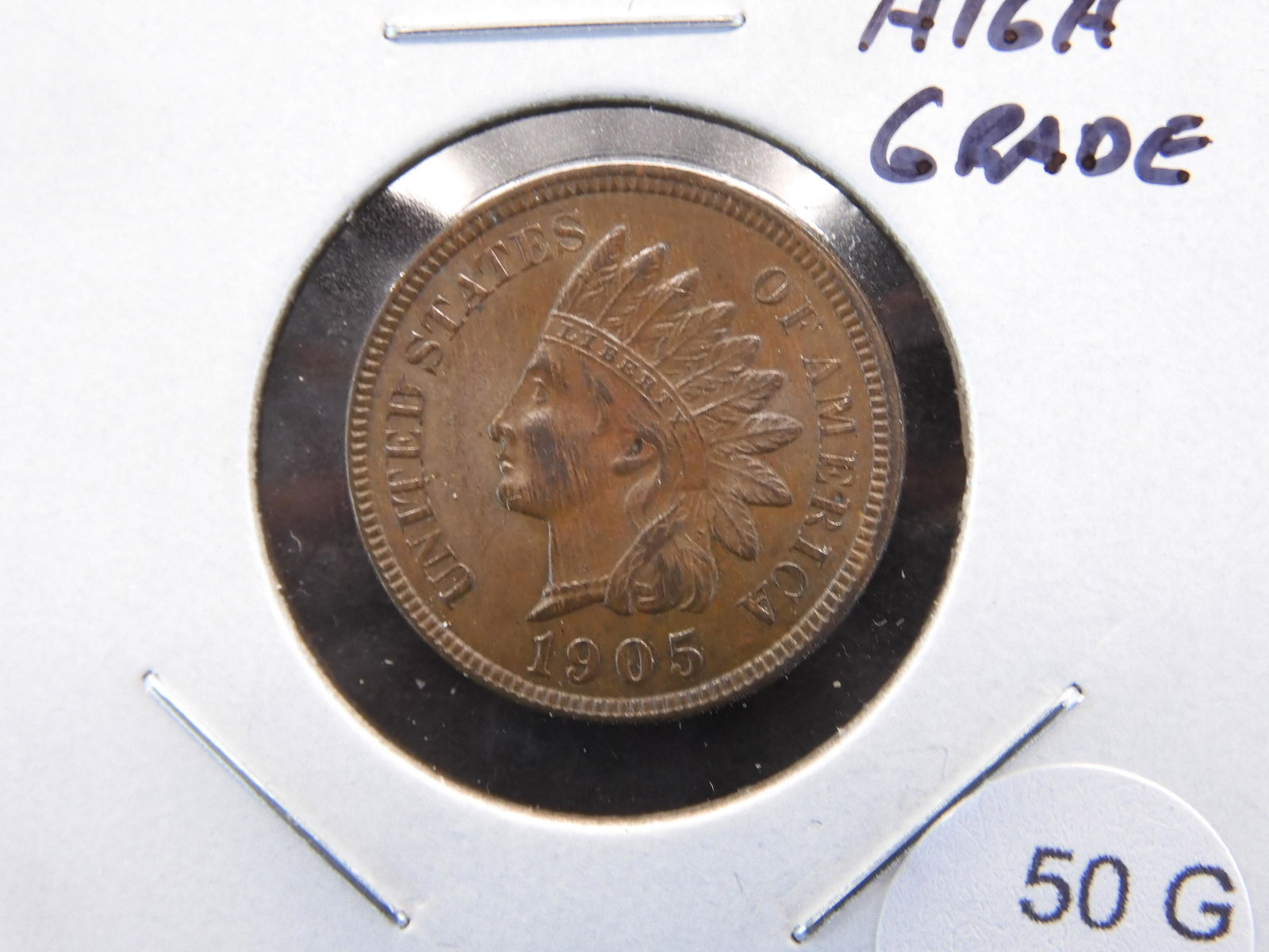 1905 Indian 1c.  High Grade. (1 of 3)