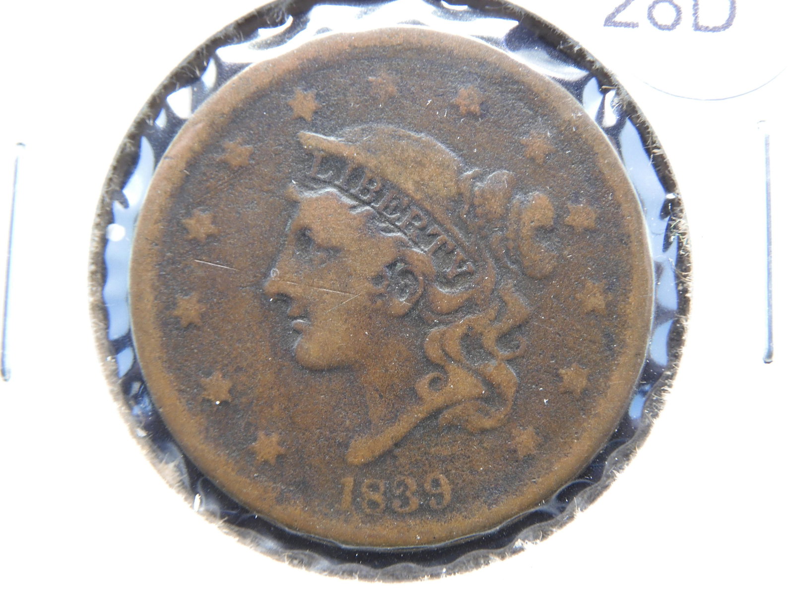 1839 US Large Cent (1 of 3)