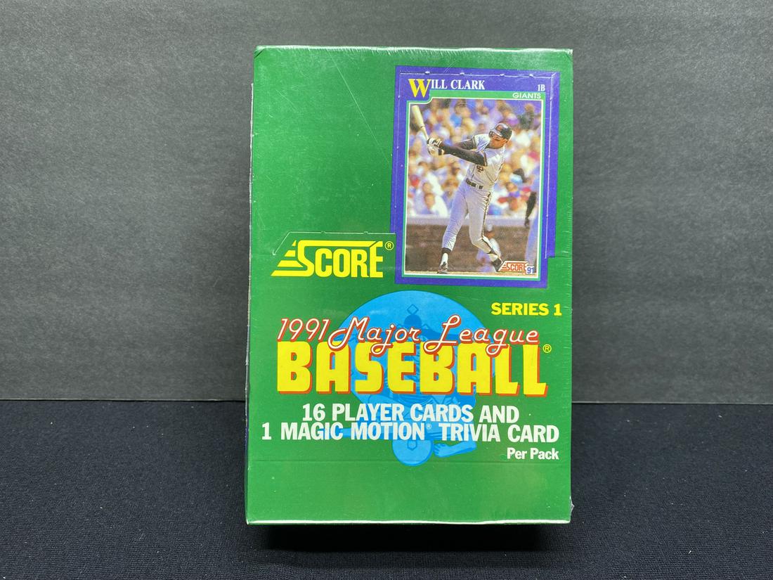 1991 Score Series 1 Baseball Unopened Box (1 of 2)