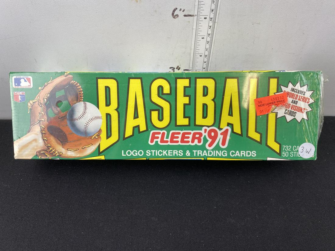 1991 Fleer Baseball Unopened Factory Sealed Set (1 of 3)
