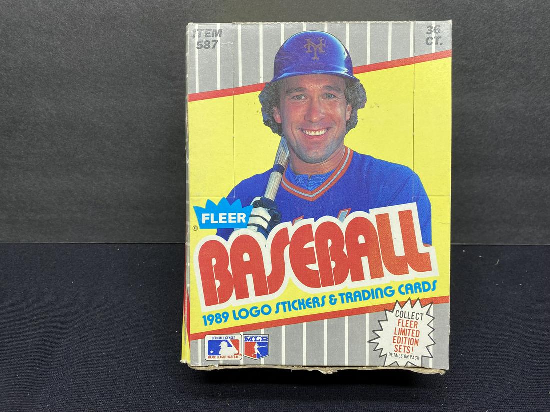 1989 Fleer Baseball Unopened Box (1 of 2)