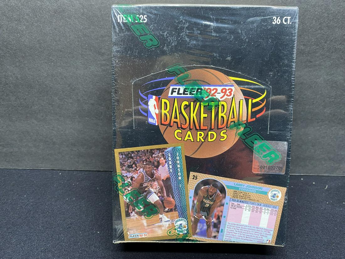 1992-93 Fleer Basketball Unopened Factory Sealed Box - (1 of 3)