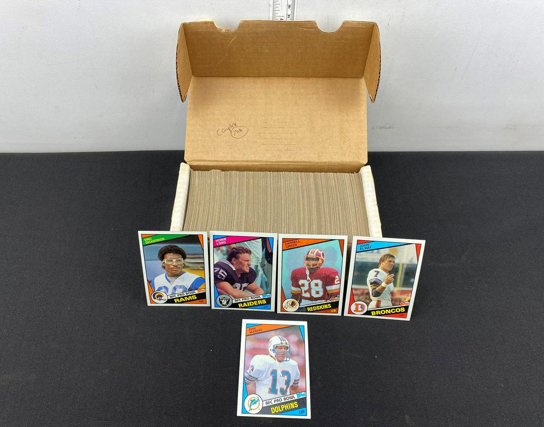 1984 Topps Football Set W/ Marino & Elway RC's (1 of 3)