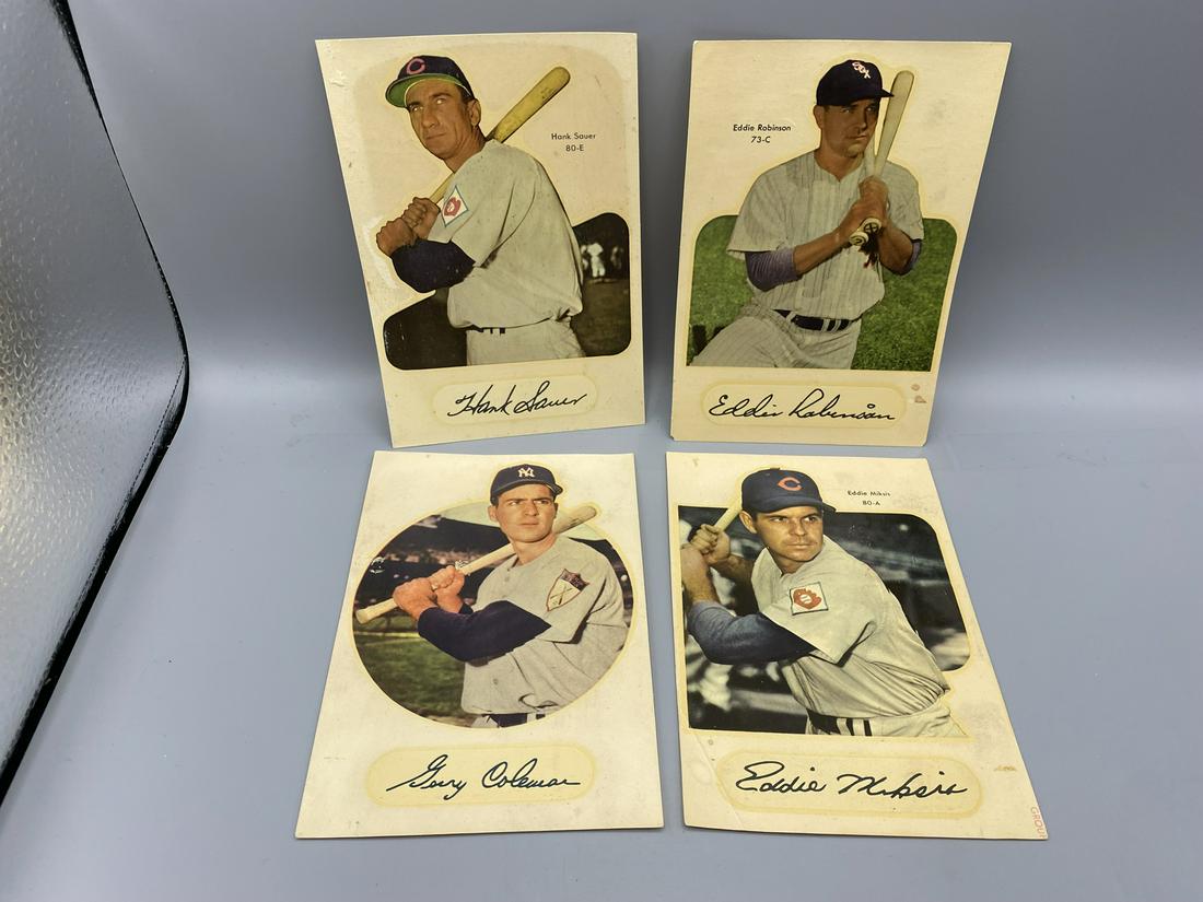 1952 Meyercord Star-Cals Hank Sauer, Eddie Robinson, (1 of 2)