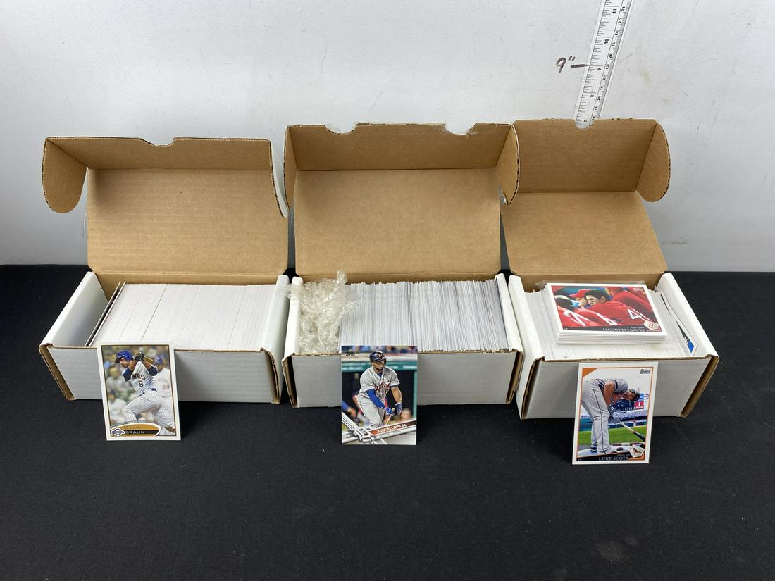 2009, 2012, & 2017 Topps Baseball Partial Sets (1 of 4)