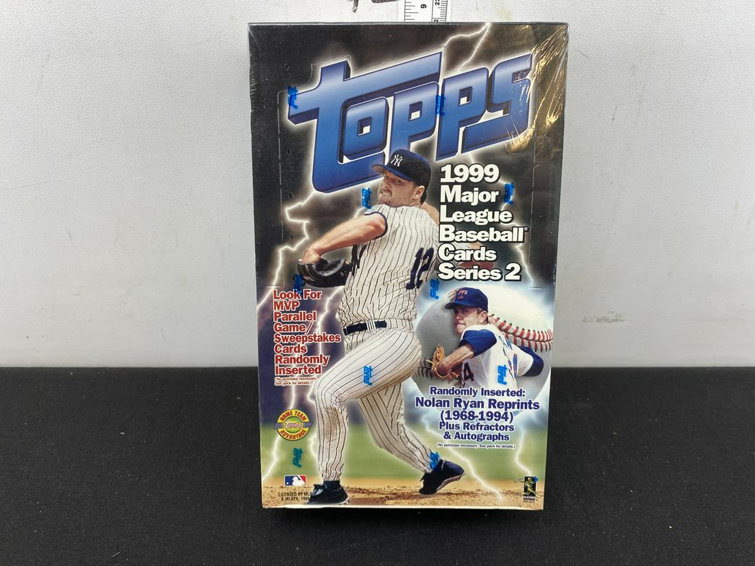 1999 Topps Series 2 Baseball Factory Sealed Hobby Box (1 of 3)