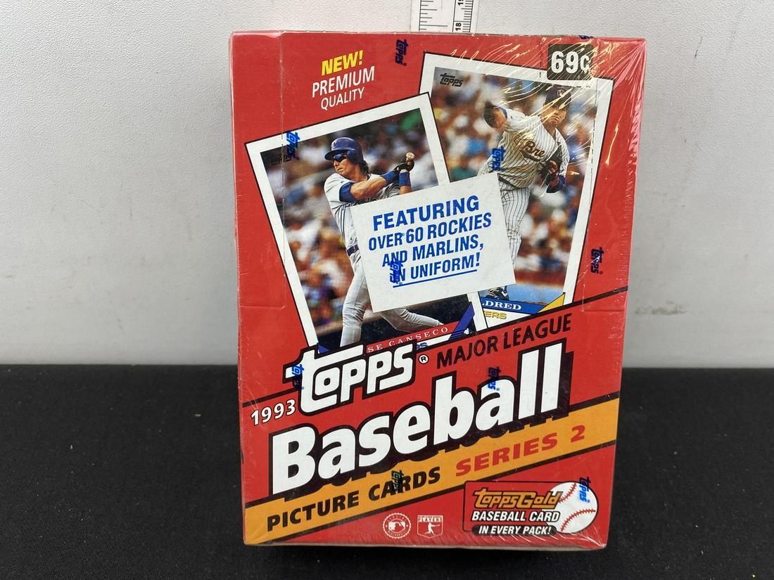 1993 Topps Series 2 Baseball Factory Sealed Box (1 of 3)