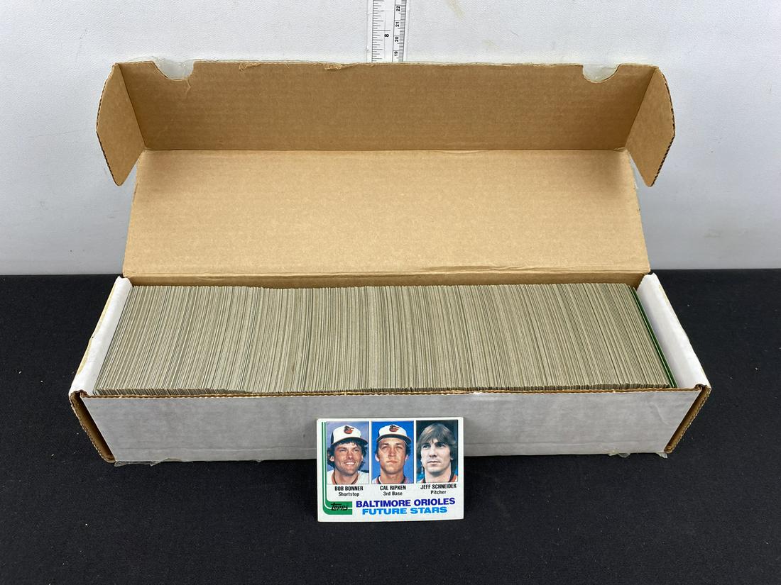 1982 Topps Baseball Complete Set - Cal Ripken Jr. RC (1 of 3)