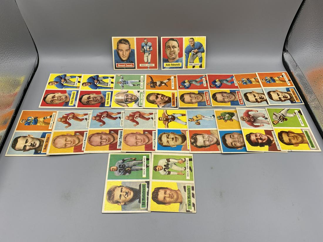 1957 Topps Football Assorted Cards W/ Some Stars - (1 of 10)