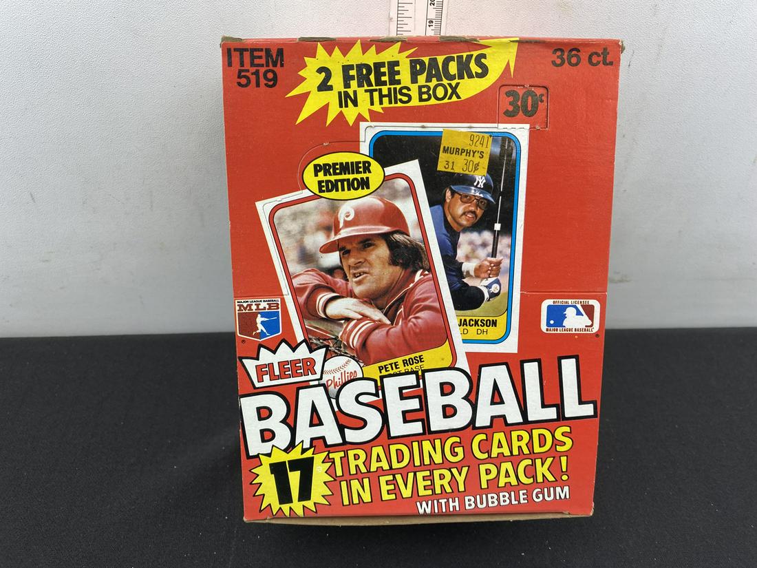 1981 Fleer Baseball Unopened Box (1 of 2)