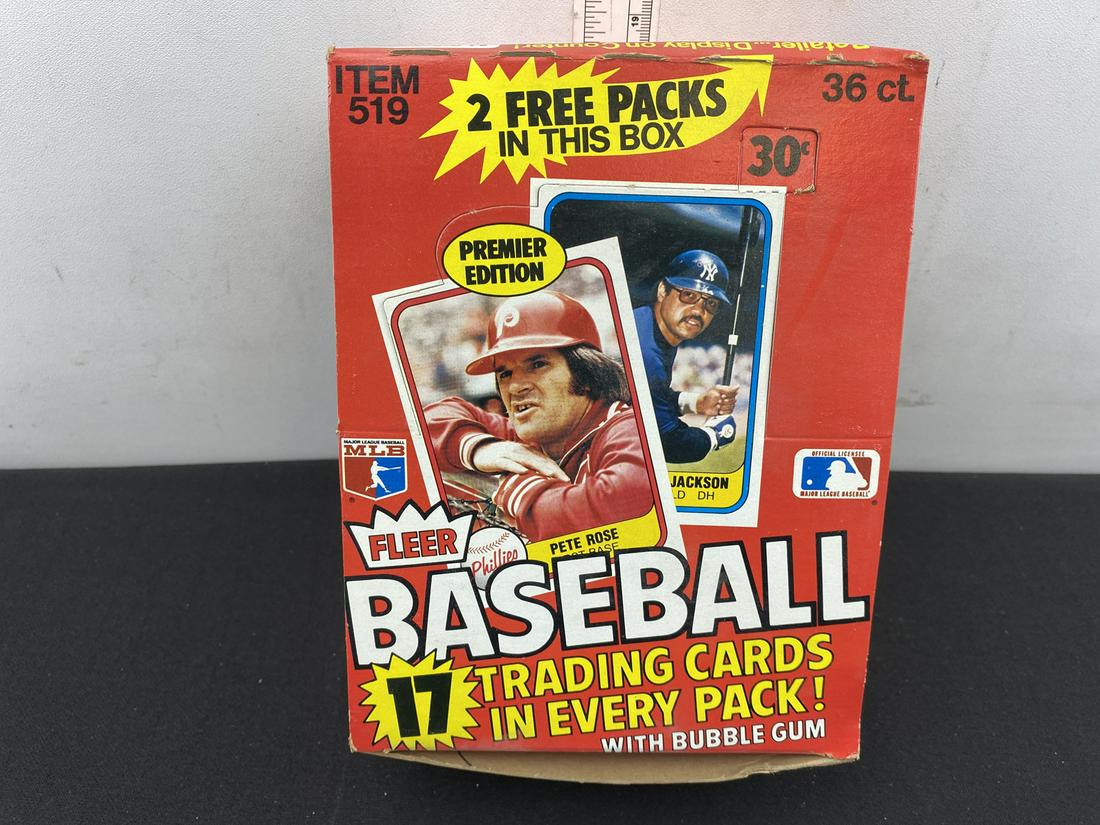 1981 Fleer Baseball Unopened Box (1 of 2)