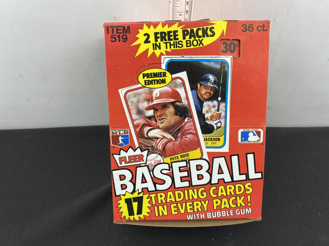 1981 Fleer Baseball Unopened Box (1 of 2)