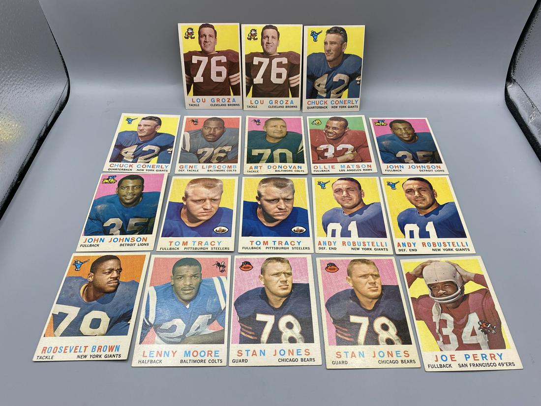 1959 Topps Football Assorted Cards W/ Many Stars - 18 (1 of 11)