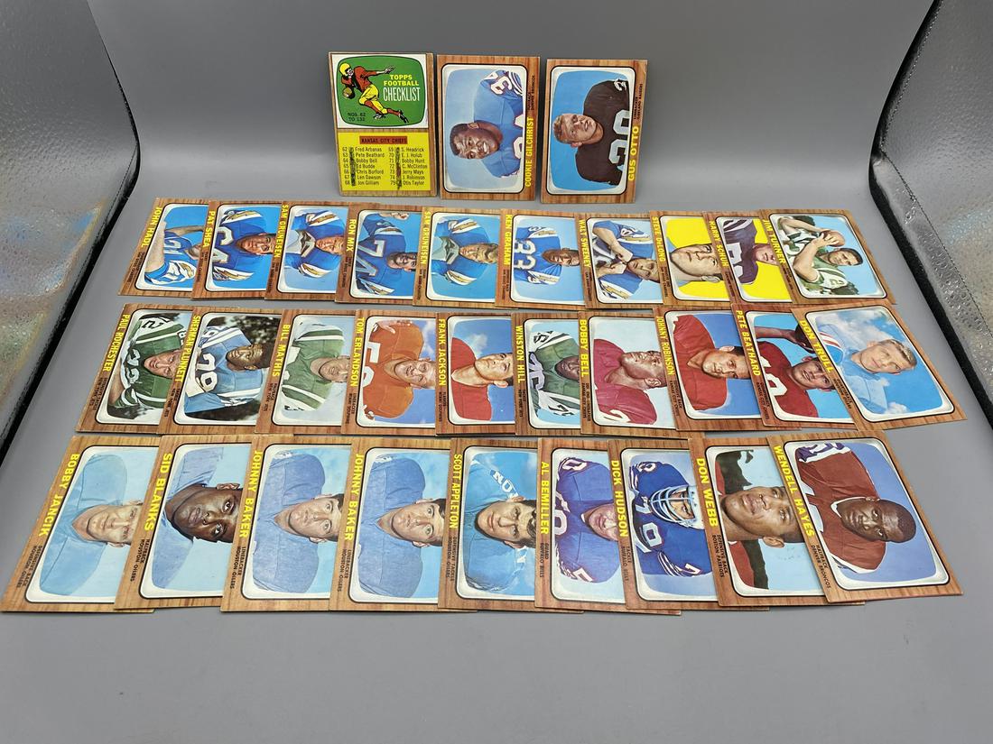 1966 Topps Football Assorted Cards - Varying Conditions (1 of 12)