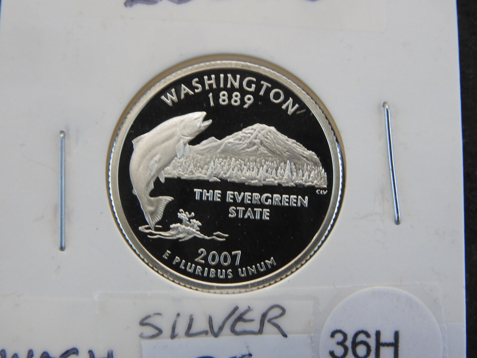 2007-S 90% Silver Proof Quarter Washington The (1 of 3)