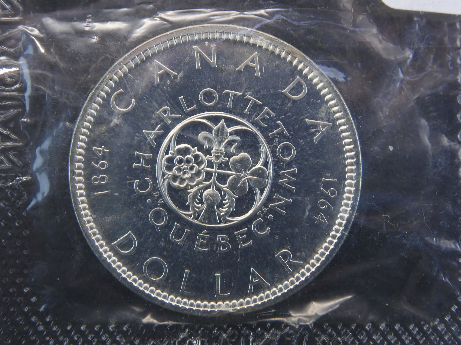 1964 (SILVER/80%) BU CANADA DOLLAR (1 of 3)