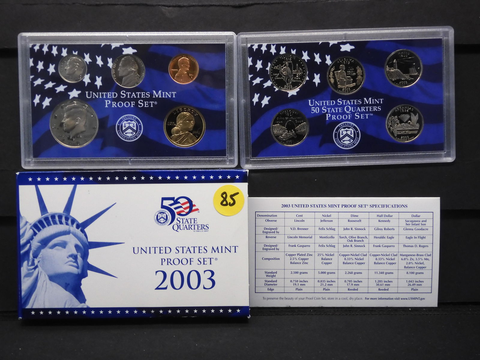 2003-S US Mint Proof Set (1 of 6)