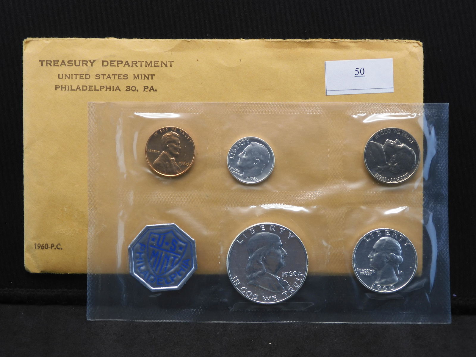 1960 U.S. Proof Set w/ 90% Silver Coinage - OGP (1 of 3)