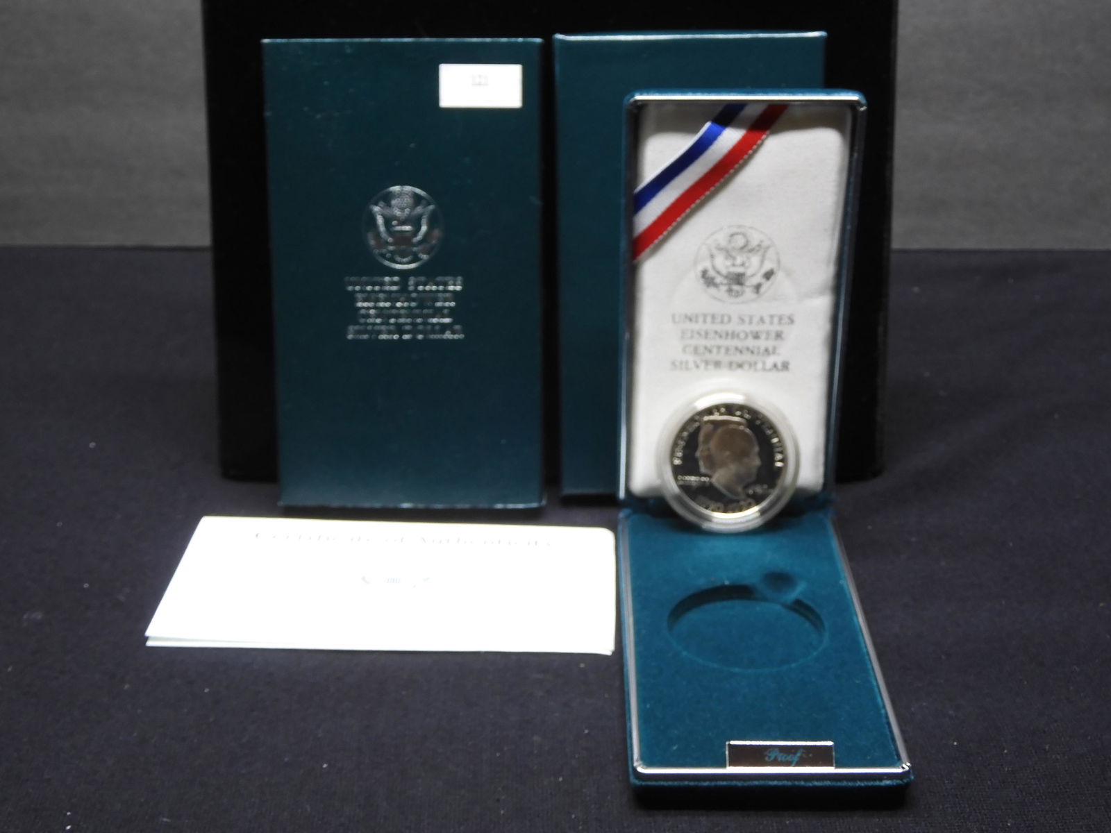 1990 U.S. Eisenhower Ike Proof Silver Dollar OGP (1 of 4)