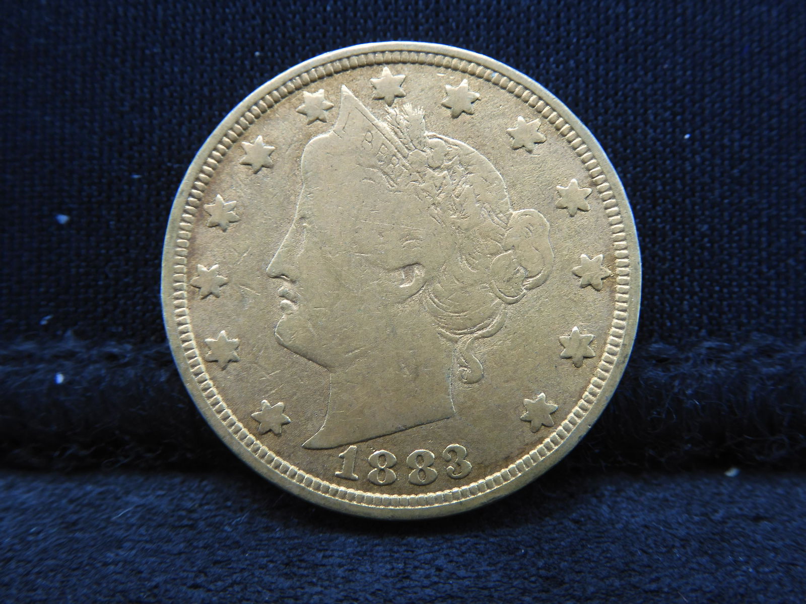 Rackateer 1883 V-Nickel - Quite a History on this "Gold (1 of 2)