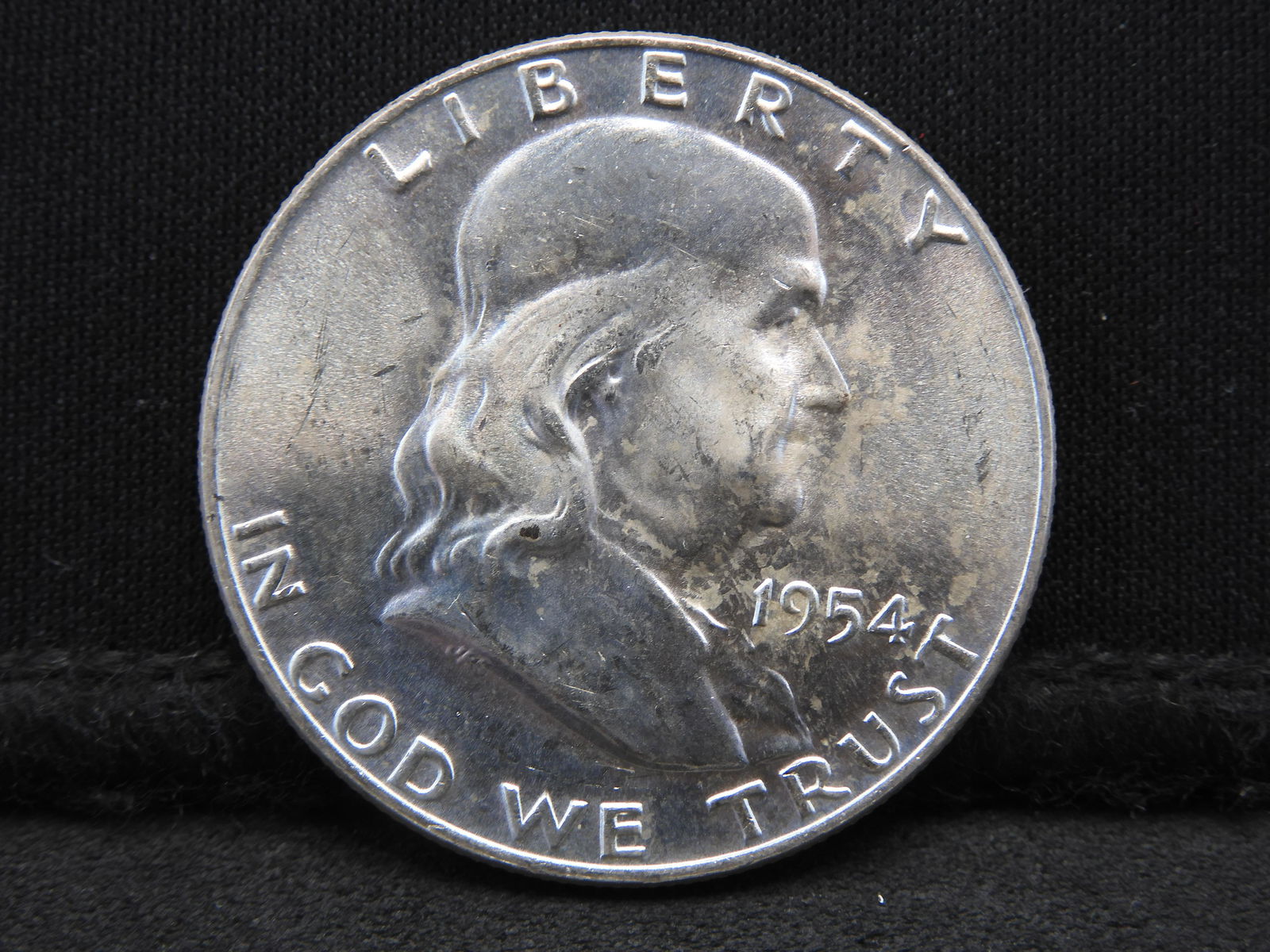 1954-D Franklin Silver Half Dollar - Brilliant Luster (1 of 2)