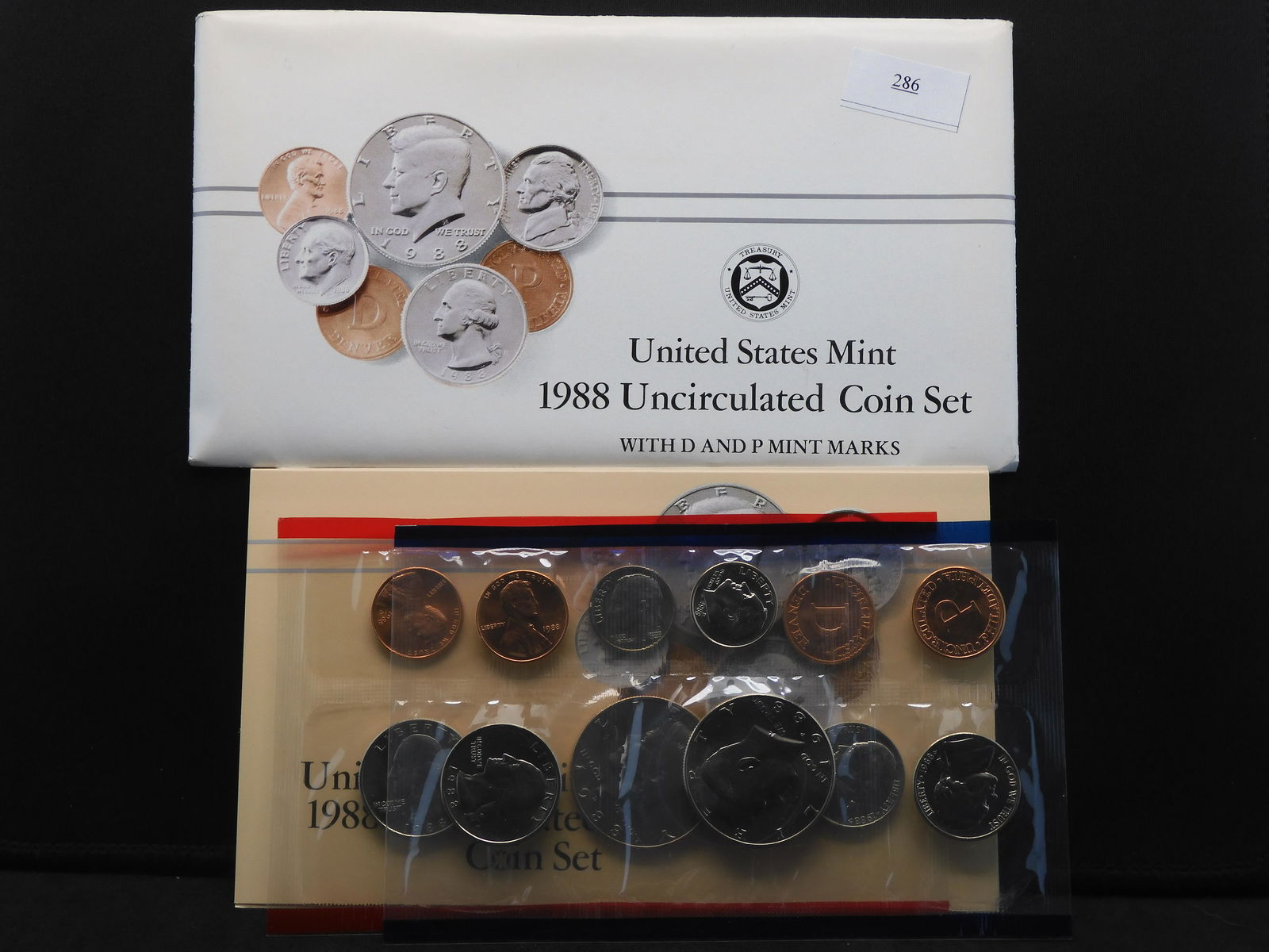 1988 U.S. Uncirculated P & D Mint Set OGP (1 of 6)