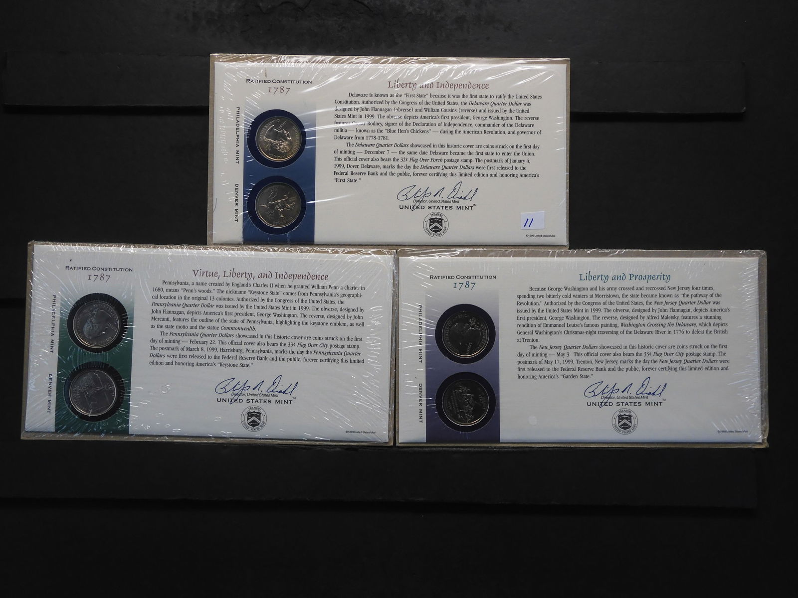 1999 Delaware, New Jersey, & Pennsylvania Uncirculated (1 of 10)