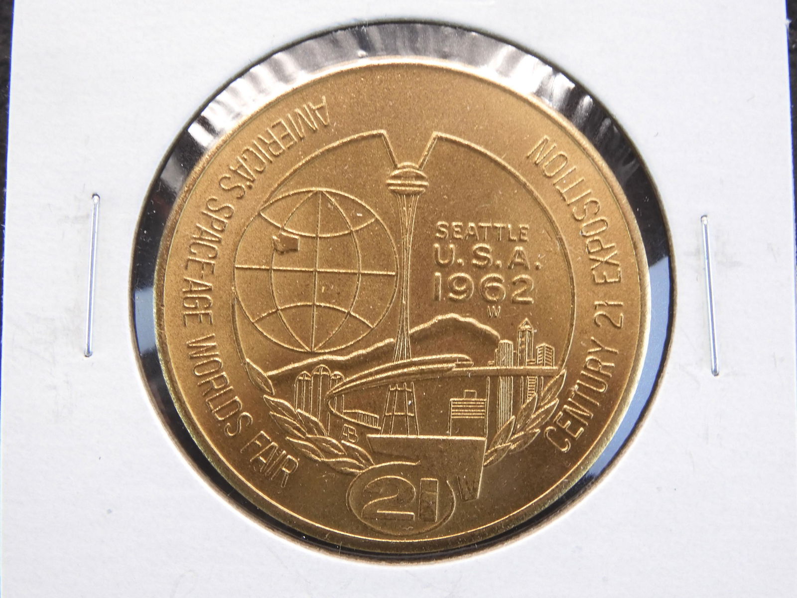 1962 America's Space-Age World Fair Good For One Dollar (1 of 3)