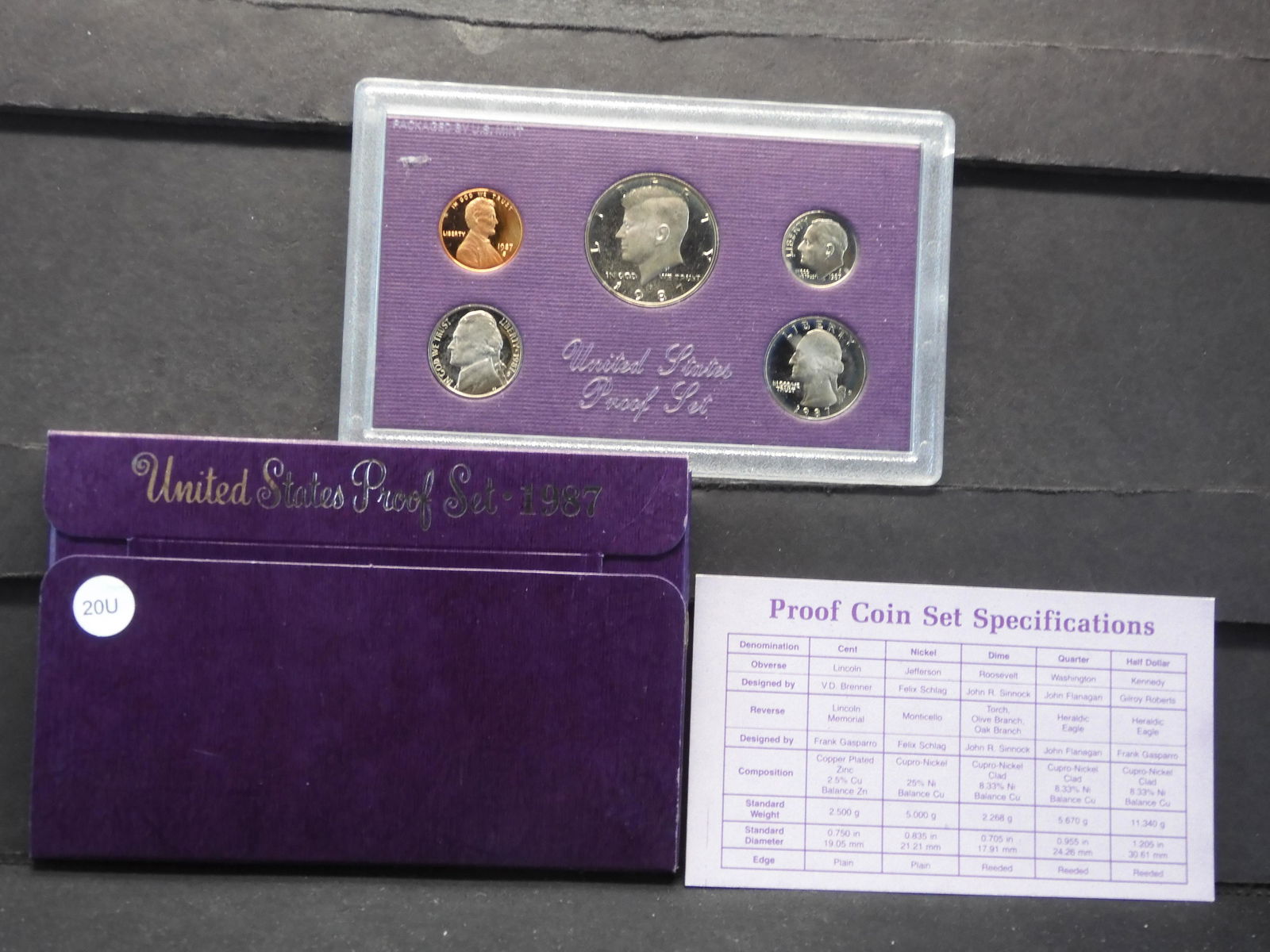 1987-S United States Proof Set (1 of 4)