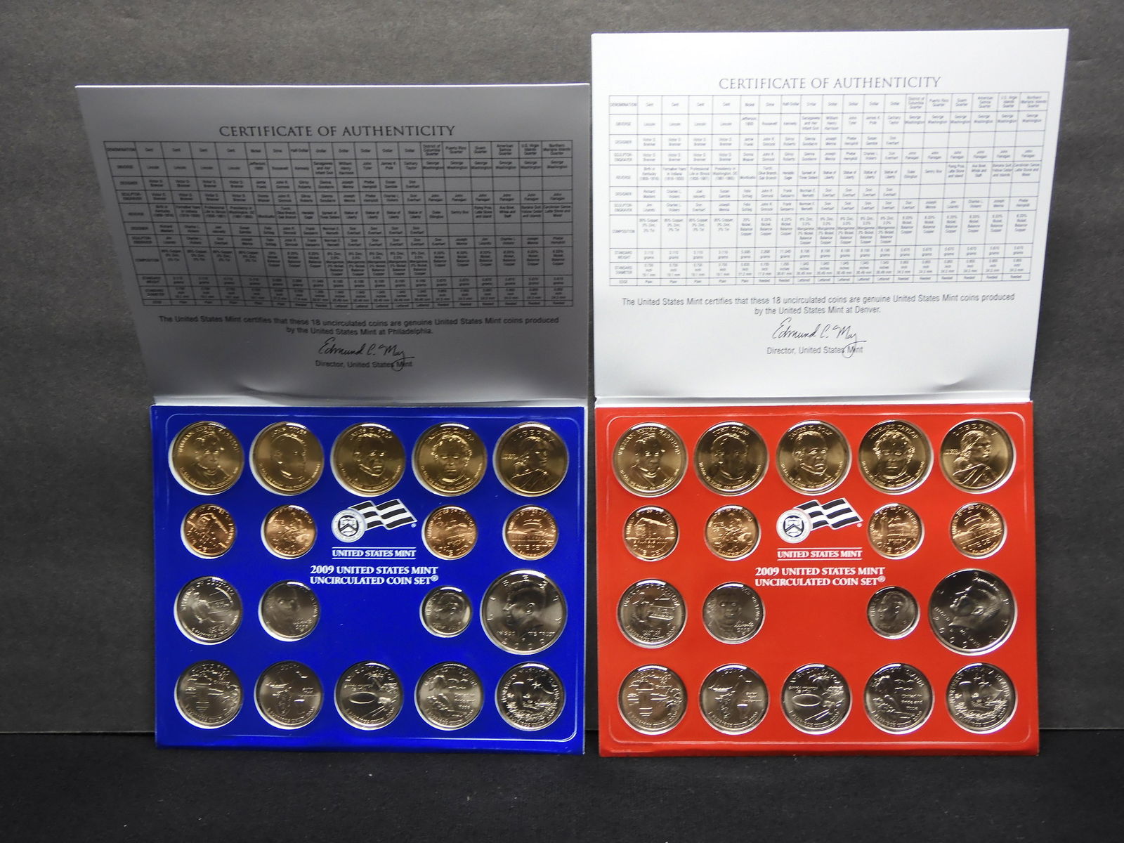 2009 Phil. & Denver US Mint Sets With Original Gov't (1 of 7)