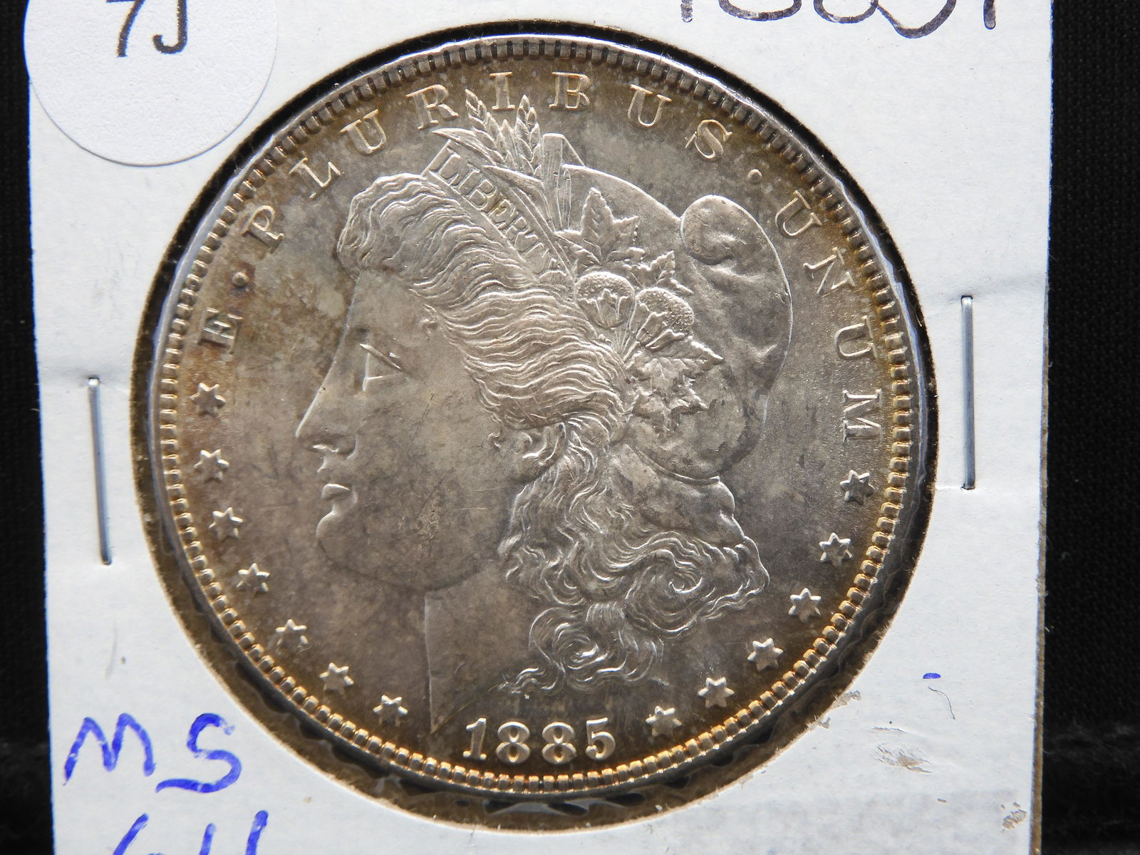 1885 Morgan - Nicely Toned MS64 Dealer Graded - (1 of 3)